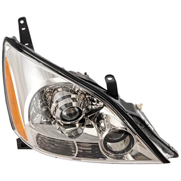 Passenger Side Headlight, without Bulb, Halogen, Base Model, Without Sport Package