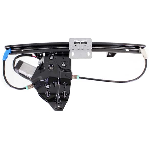 Rear, Driver Side Power Window Regulator, With Motor