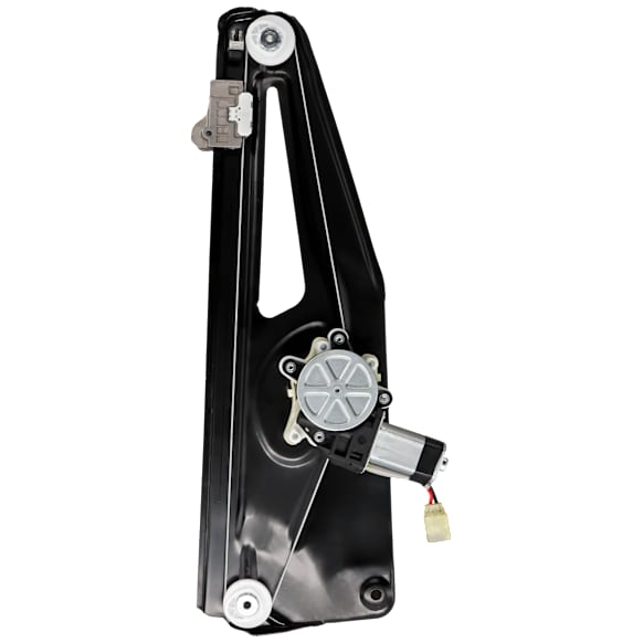 Rear, Driver Side Power Window Regulator, With Motor