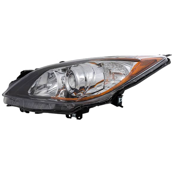 2011 Mazda 3 Sport - Driver Side Halogen Headlight, Without bulb(s), 5-Speed, OE Replacement