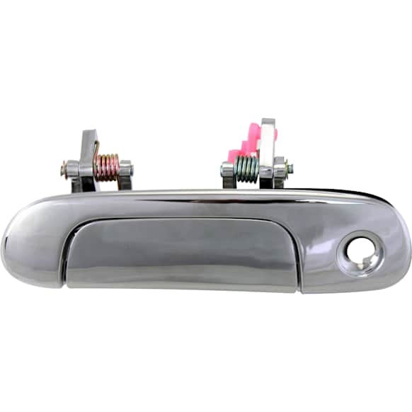 Front, Driver Side Chrome Exterior Door Handle, With Key Hole