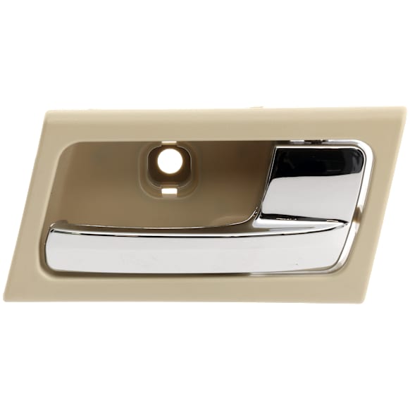 2003-2011 Mercury Grand Marquis - Front or Rear, Passenger Side Interior Door Handle, Beige Bezel with Chrome Lever, Without Door Lock Hole, 8 Cyl., 4.6L Engine