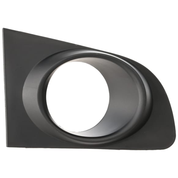 Front, Passenger Side Fog Light Trim, Textured Black