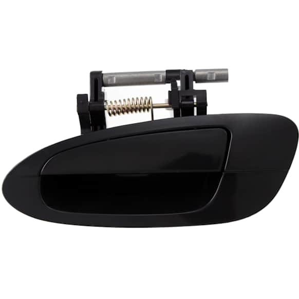 Rear, Driver Side Smooth Black Exterior Door Handle, Without Key Hole