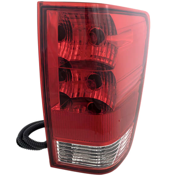 Passenger Side Tail Light, with Bulb, Halogen, Clear and Red Lens, 8 Cyl., 5.6L Engine, Without Utility Compartment, CAPA CERTIFIED