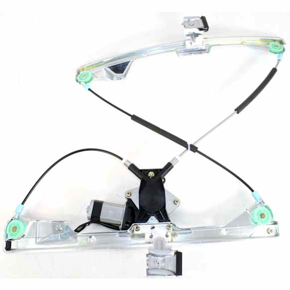 Front, Passenger Side Power Window Regulator, With Motor