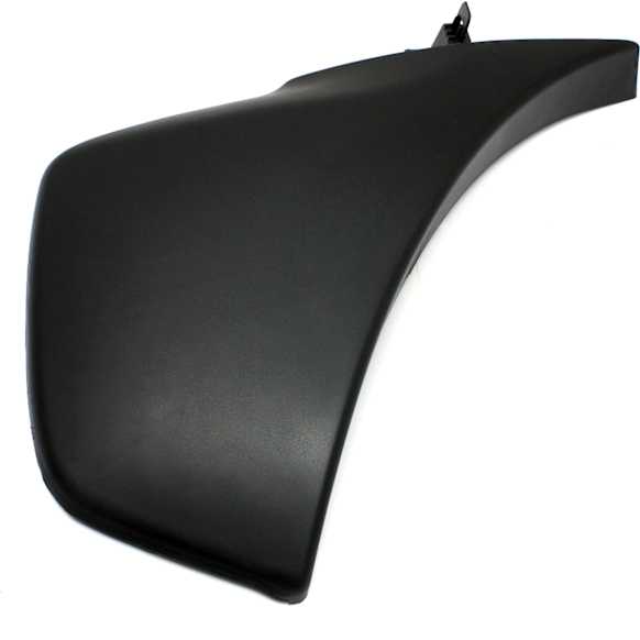 2013 Toyota Tacoma Pre Runner - Front, Driver Side Bumper End, Textured, Plastic