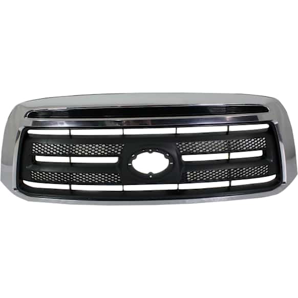 2013 Toyota Tundra - Grille, Chrome Shell with Textured Black Insert, For Models Without Rock Warrior Package, Sport Package and Chrome Bumper
