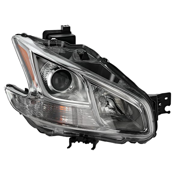 2014 Nissan Maxima - Passenger Side Halogen Headlight, With bulb(s), For Models Without Sport or Premium Package, OE Replacement, CAPA Certified