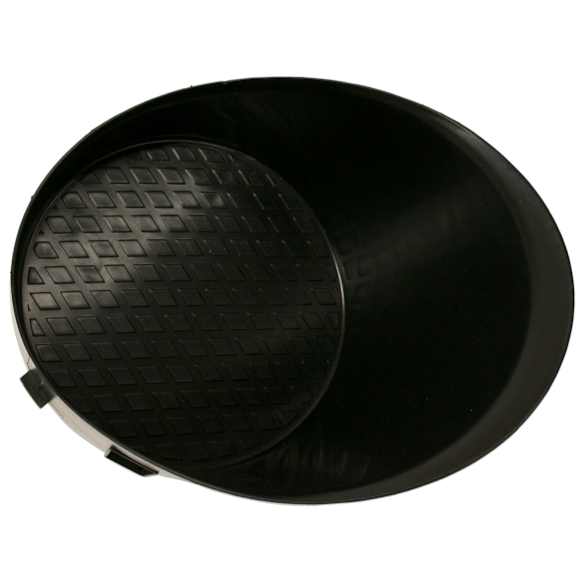 Front, Passenger Side Fog Light Cover, Black