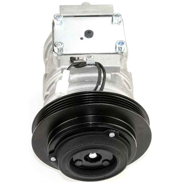 A/C Compressor, With Clutch, 4-Groove Pulley
