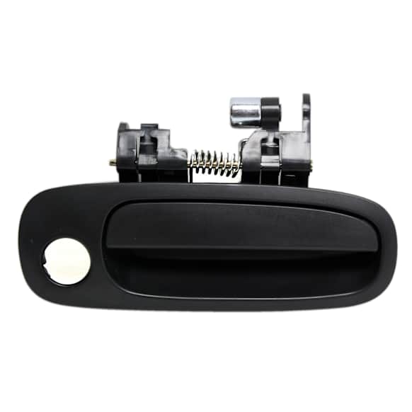 Front, Passenger Side Textured Black Exterior Door Handle, With Key Hole