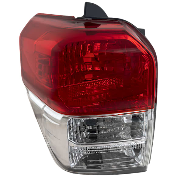 Driver Side Tail Light, without Bulb, Halogen, Clear and Red Lens, Limited/SR5 Models, CAPA CERTIFIED