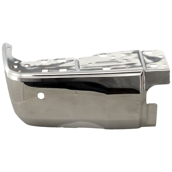 2014 Toyota Tundra - Rear, Driver Side Bumper End, For Models With Steel Type Bumper and Parking Aid Sensor, Chrome