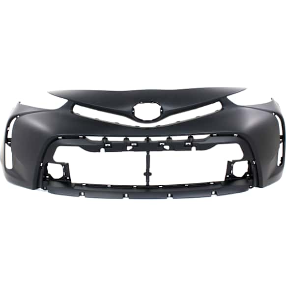 2015-2017 Toyota Prius V - Front Primed Bumper Cover, CAPA Certified