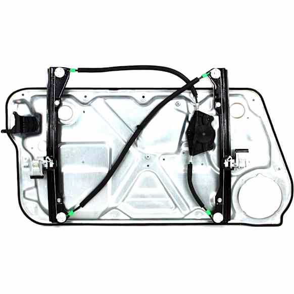 Front, Passenger Side Window Regulator, Power, with Panel, without Motor, Hatchback