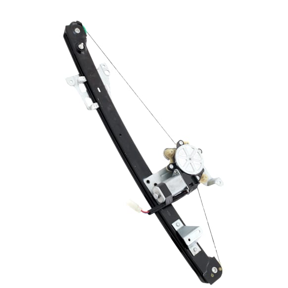 Rear, Passenger Side Power Window Regulator, With Motor
