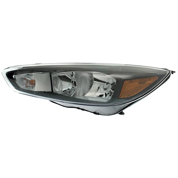 2017 Ford Focus - Driver Side Halogen Headlight, With bulb(s), OE Replacement, CAPA Certified