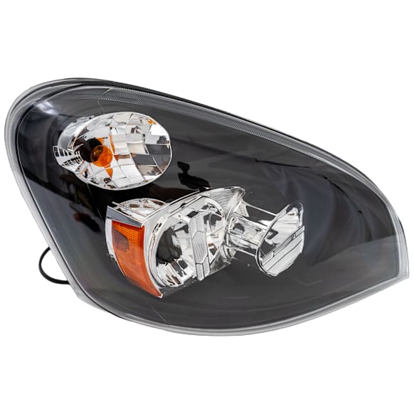 2012 Freightliner Cascadia - Passenger Side LED Headlight, With bulb(s), Clear Lens, Chrome Interior