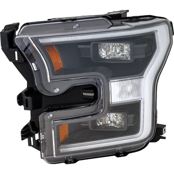 Driver Side Headlight, with Bulb, LED, Clear Lens, CAPA CERTIFIED