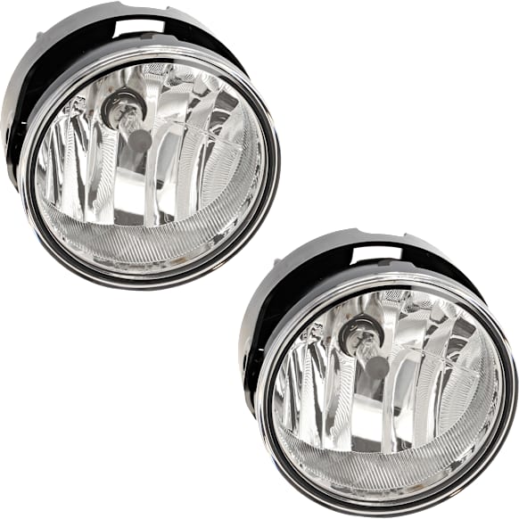 Front, Driver and Passenger Side Fog Light, With Bulb(s), Halogen