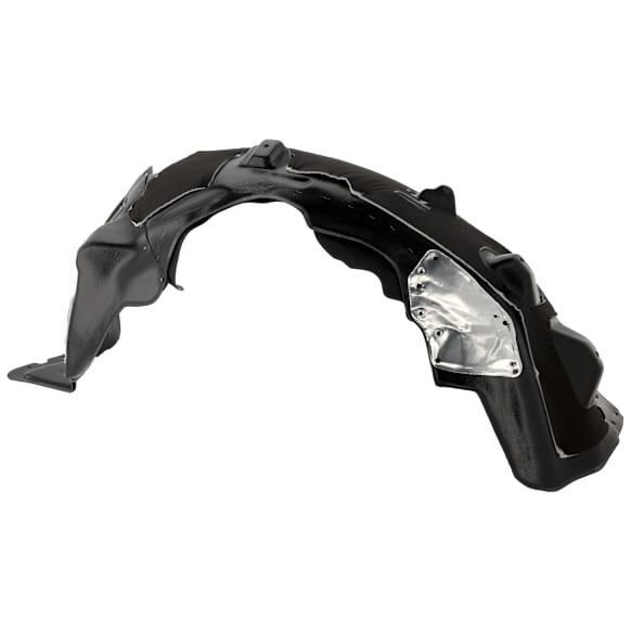 Front, Passenger Side Fender Liner, With Insulation Foam, Plastic, Heated Form