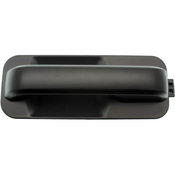 Front Or Rear, Passenger Side Exterior Door Handle, Smooth Black, Without Key Hole, Without Power Lock