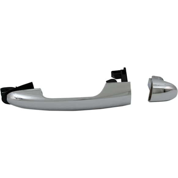 Front or Rear, Passenger Side Chrome Exterior Door Handle, Without Key Hole
