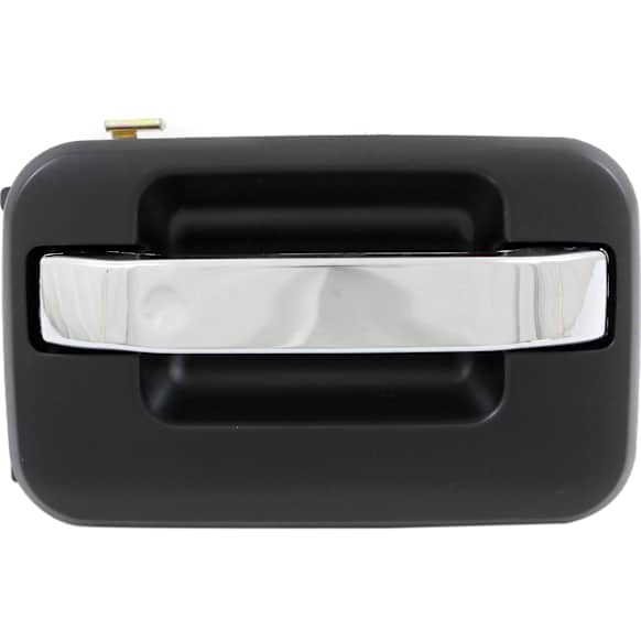 2009-2014 Ford F-150 - Front and Rear, Passenger Side Exterior Door Handle, Chrome Lever with Primed Bezel, without Key Hole, with Metal Connector