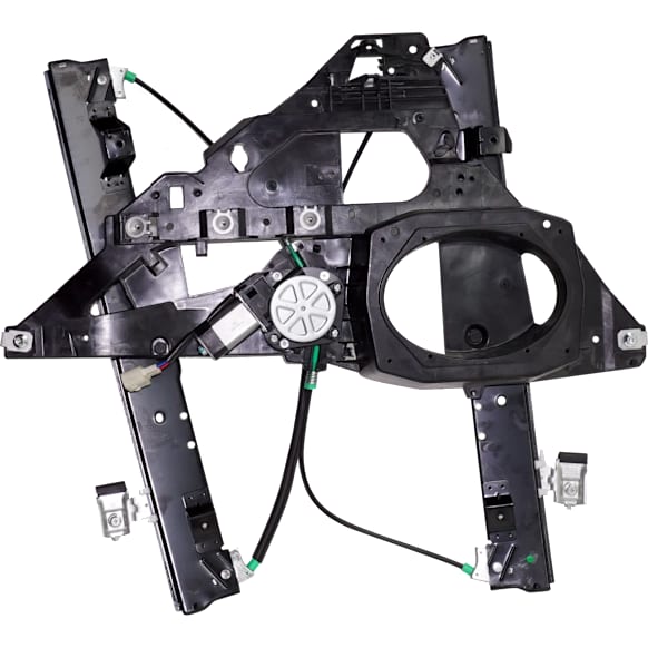 Front, Driver Side Power Window Regulator, with Motor, 2-pin Connector