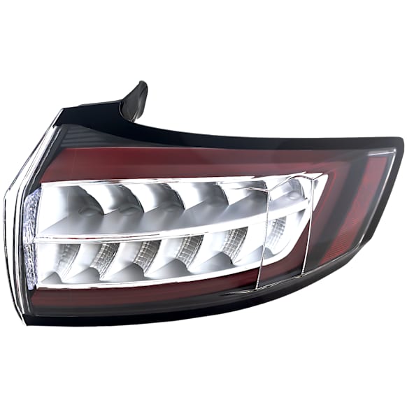 Passenger Side Tail Light, with Bulb, LED, Clear and Red Lens, SE/SEL Models