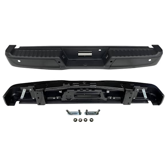 2021-2023 Ford F-150 - Step Bumper, Painted Black Face Bar Only; Without pad provision Without mounting bracket(s)