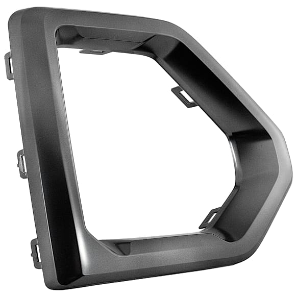 Front, Passenger Side Fog Light Trim, Black, AT4 Model