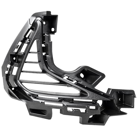 Front, Passenger Side, Lower Bumper Trim, Black
