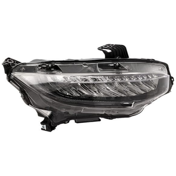 2018 Honda Civic - Passenger Side LED Headlight, With bulb(s), OE Replacement, CAPA Certified