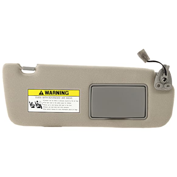 Sun Visor, Gray, Sold Individually