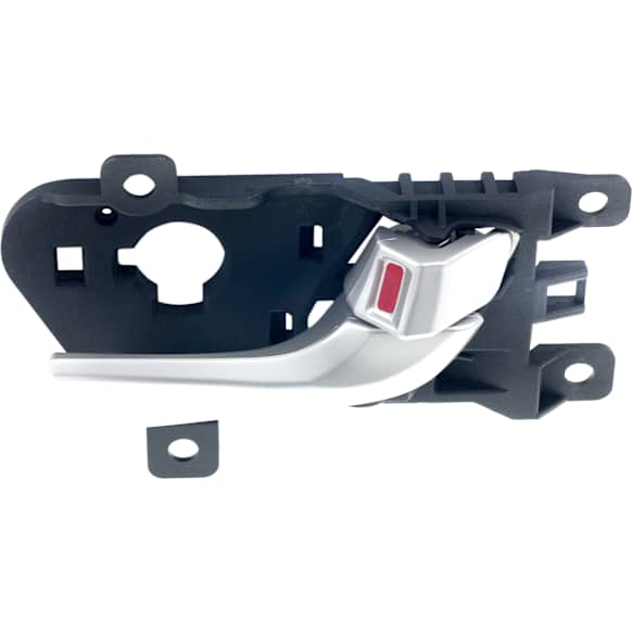 2013-2018 Hyundai Santa Fe Sport - Front, Passenger Side Silver Interior Door Handle, With door lock button