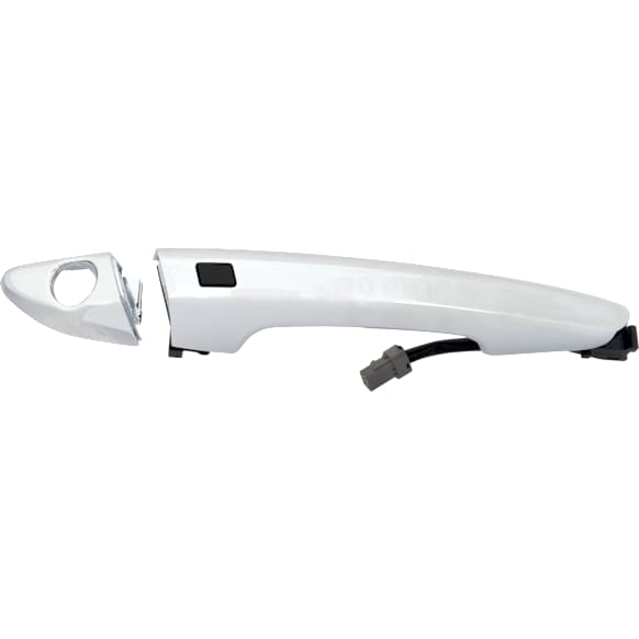 Front, Passenger Side Exterior Door Handle, Chrome, Without Key Hole, With Cover