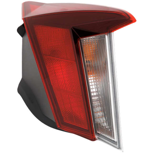 Passenger Side, Outer Tail Light, with Bulb, Halogen, Korea Built Vehicle, Mounts On Body, Sedan