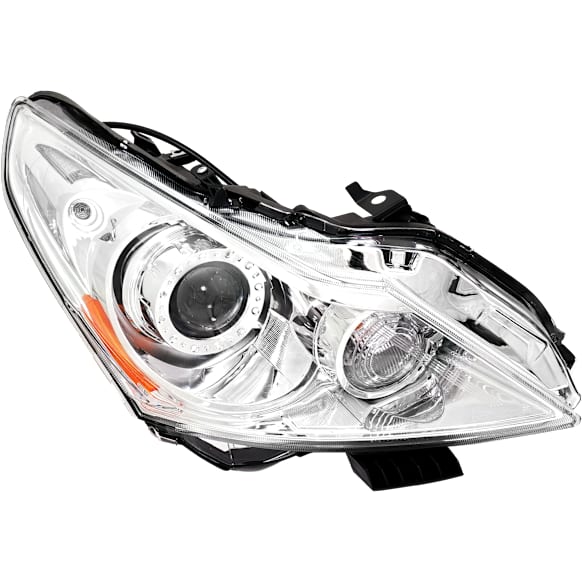 Passenger Side Headlight, without Bulb, HID/Xenon, Clear Lens, without HID Bulb and Ballast