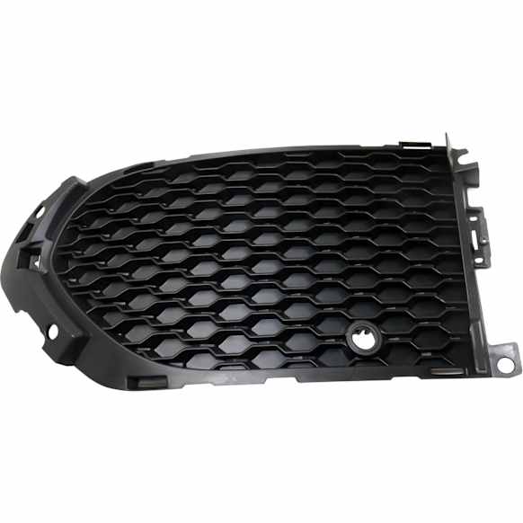 Front, Driver Side, Outer Bumper Grille, Textured Black