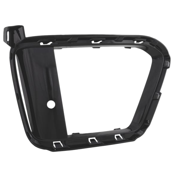 Front, Passenger Side Fog Light Trim, Textured Black