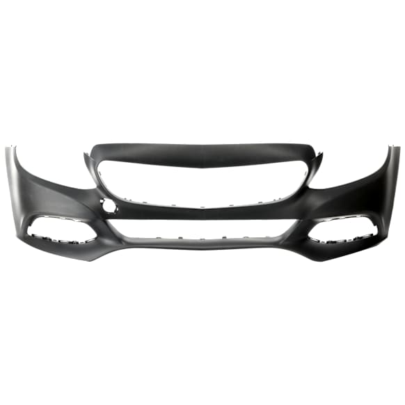 Front Primed Bumper Cover, Convertible/Coupe/Sedan, Without Parking Aid Sensor Holes and Surround View, For Models Without Sport/Luxury Package
