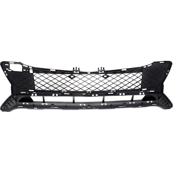 Front, Center Bumper Grille, Textured Black