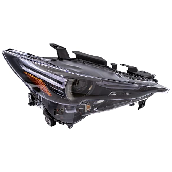 Passenger Side Headlight, with Bulb, LED, Clear Lens