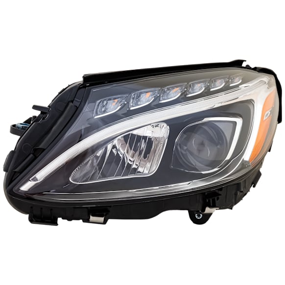 2015-2018 Mercedes Benz C63 AMG S - Driver Side Headlight, with Bulb, LED, Sedan, For Models without Adaptive Headlight