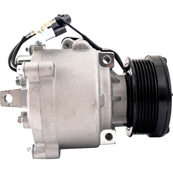2010 Mitsubishi Lancer Ralliart - A/C Compressor, GAS, 6 Groove; Qs90, With Clutch, 6-Groove Pulley, 2.0L 4Cyl