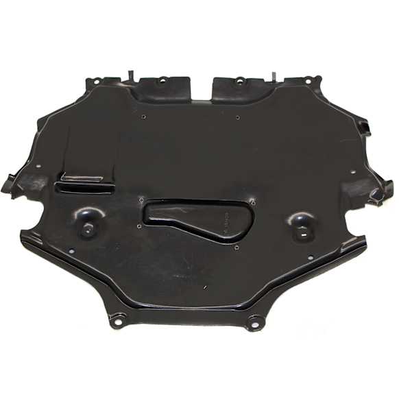 Center Engine Splash Shield, Engine Under Cover, Vacuum Form, With Extension Sheet, 8 Cyl., 5.5L Engine