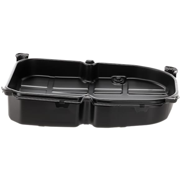 Transmission Pan - Black, Steel, Stock Depth, Sold individually
