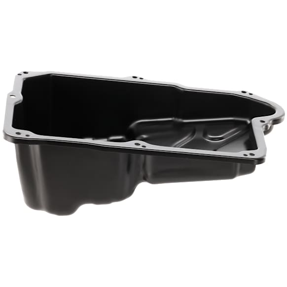 Transmission Pan - Black, Steel, Stock Depth, Sold individually